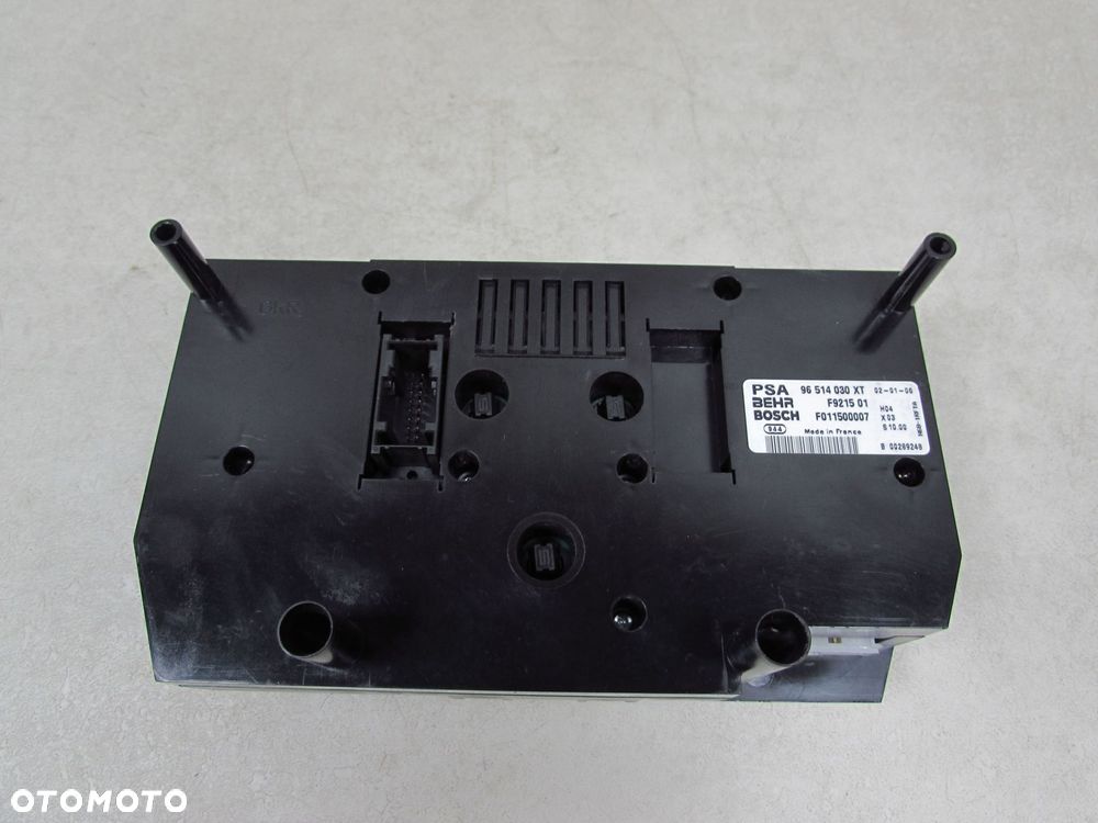 CITROEN XSARA PICASSO PANEL STEROWANIA NAWIEWU KLIMATYZACJI KLIMATRONIK 96514030XT - 5