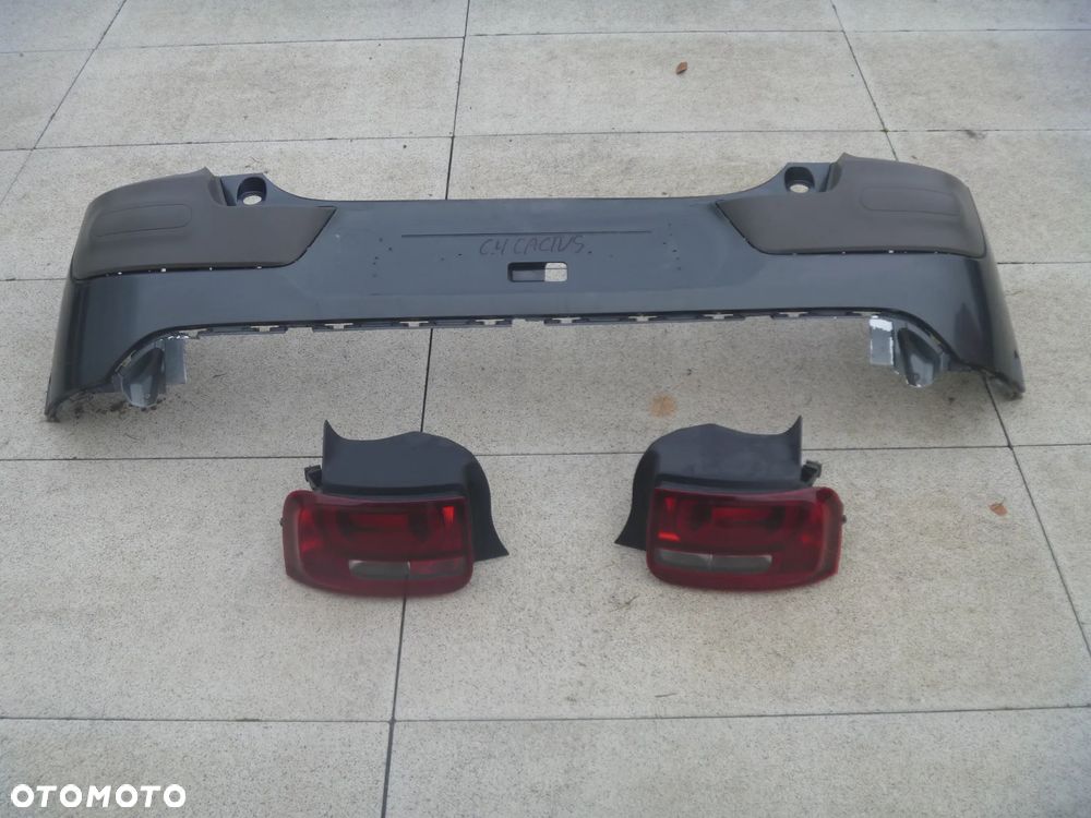 CITROEN C4 CACTUS ZDERZAK TYLNY LISTWY ORYGINAŁ 9801686677 - 4