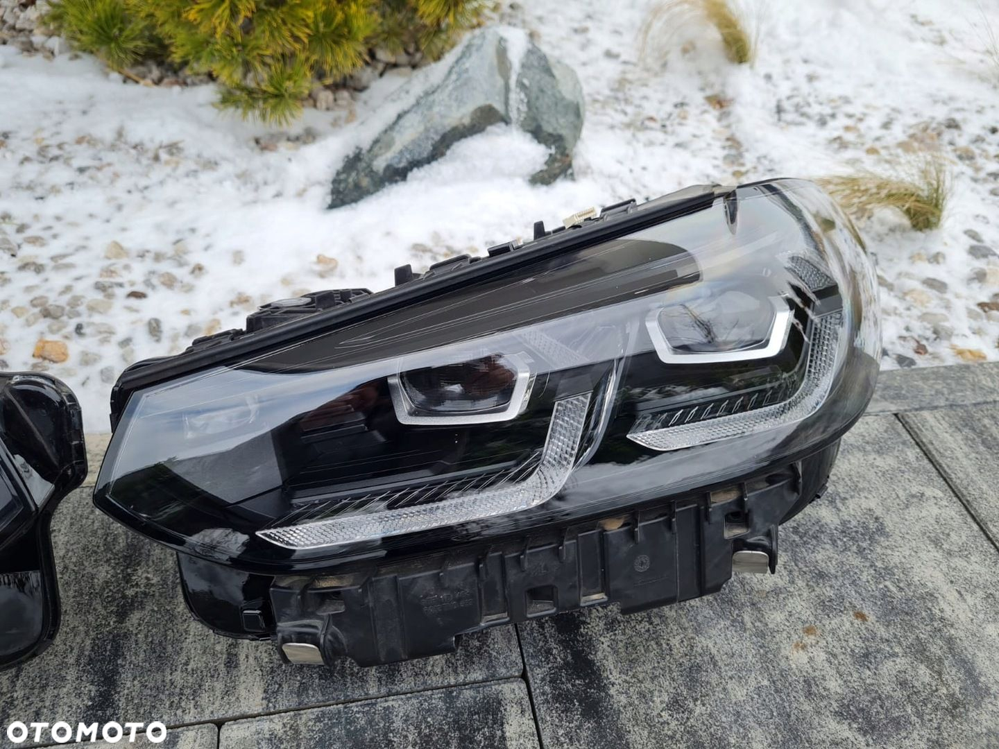 BMW X3 X4 G01 G02 LIFT LCI Lampy przód Full Led Adaptive Shadow Line Black - 4