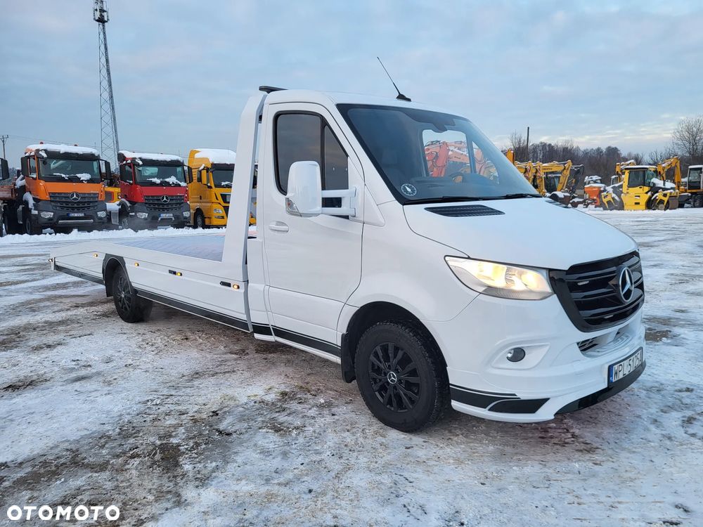 Mercedes-Benz Sprinter 317 Autolaweta najazd alu Hak 3500kg - 4