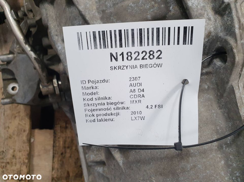 SKRZYNIA AUTOMATYCZNA AUDI A8 D4 4.2 FSI MXR 8HP - 2