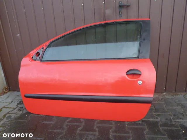 DRZWI LEWY PRZÓD LEWY PRZEDNIE PEUGEOT 206 EKB 3D KOMPLETNE - 3