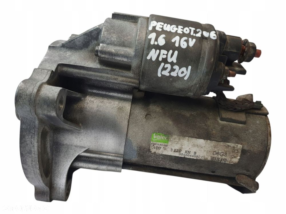 ROZRUSZNIK Peugeot 1007 107 206 207 307 1.6 16V Valeo 9648644680 D6G3 - 1