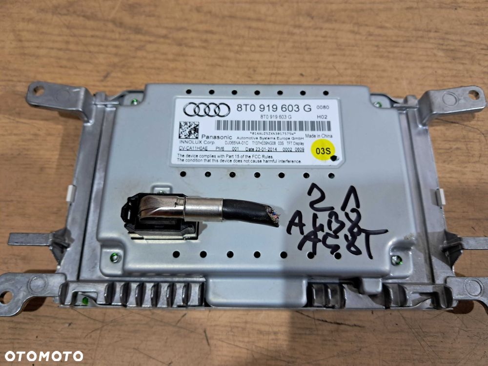 Ekran monitor wyświetlacz LCD nawigacji AUDI A4 B8 A5 8T Q5 8R - 4