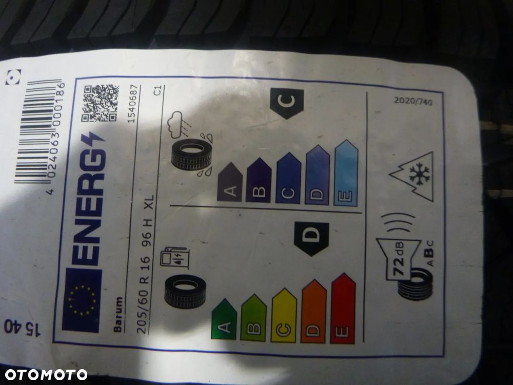 1x nowa opona całoroczna barum quartaris 5 205/60 r16 96h - 7