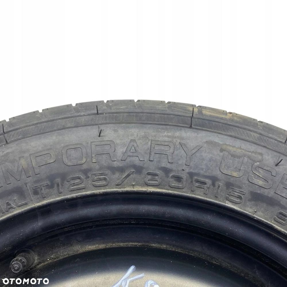 KOŁO DOJAZDOWE PEUGEOT 207 CITROEN C3 125/80R15 4X108 2150753 ET15 - 11