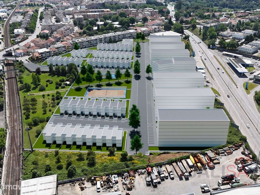 Lote para moradia em banda em Maximinos em Braga - Grande imagem: 5/13