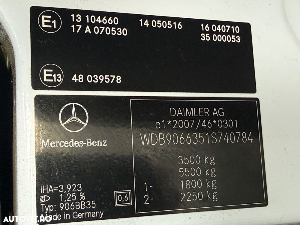 Mercedes-Benz Sprinter 906.253 Pickup cabina dubla - 35
