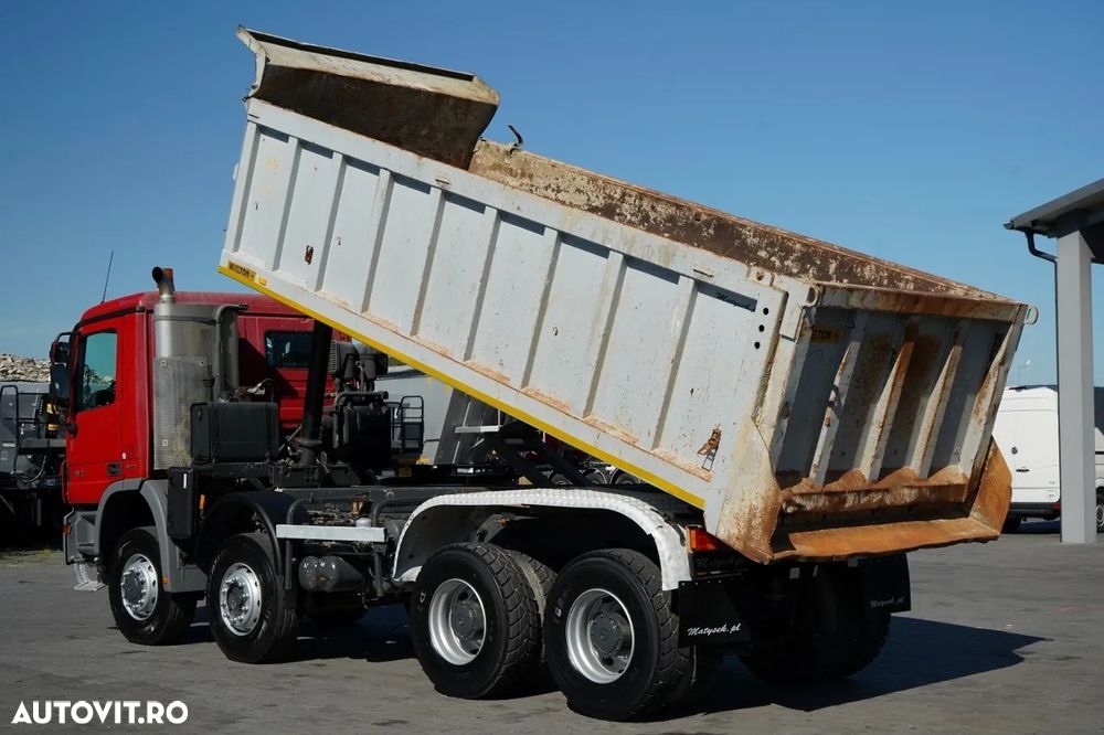 Mercedes-Benz ACTROS 4141 / 8X6 / BASCULATOR SPATE / WIELTON / EPS + AMBREIAJ / ANVELOPE 100% - 3