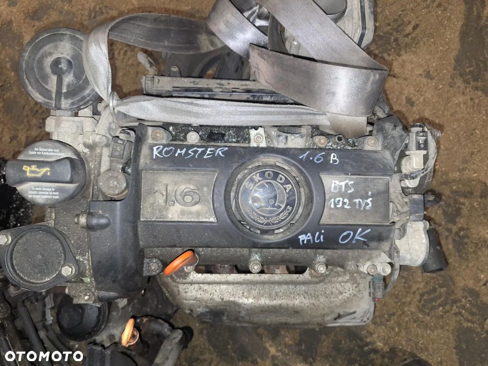 SILNIK 1.6 B 16V BTS SKODA ROOMSTER SEAT IBIZA IV GWARANCJA - 1