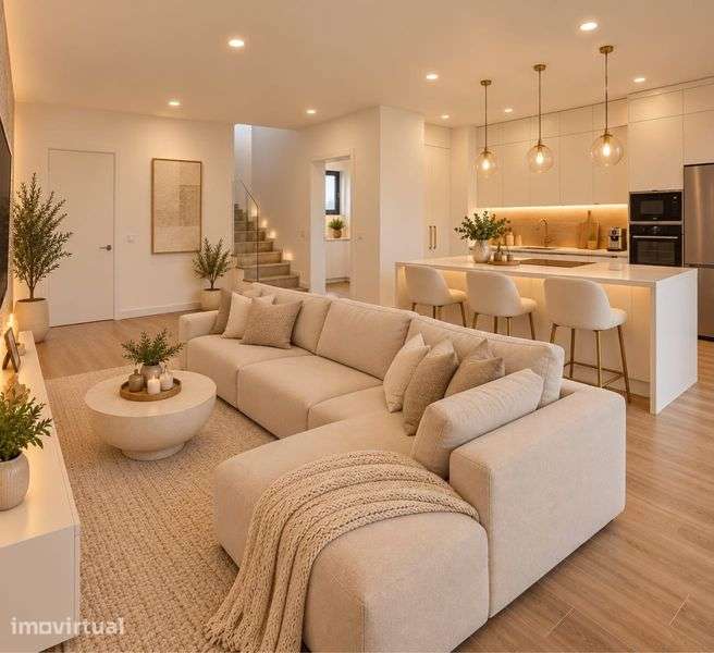 Moradia T2 para Arrendamento com Terraço e Zona de Lazer no Telhado - Grande imagem: 2/8