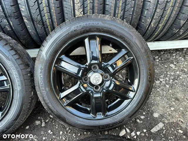Felgi Aluminiowe Toyota 4x100 15" czarny połysk Aygo Yaris - 3
