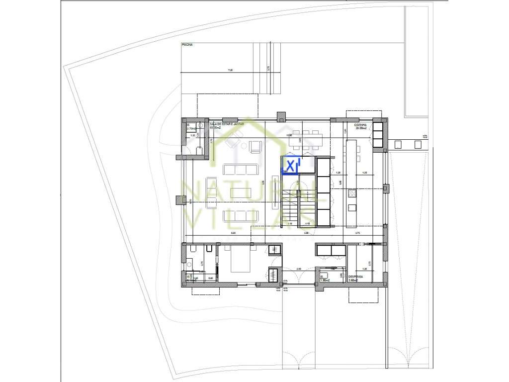 Moradia de Luxo T5+Piscina Chave-na-Mão em Gambelas - Grande imagem: 3/4