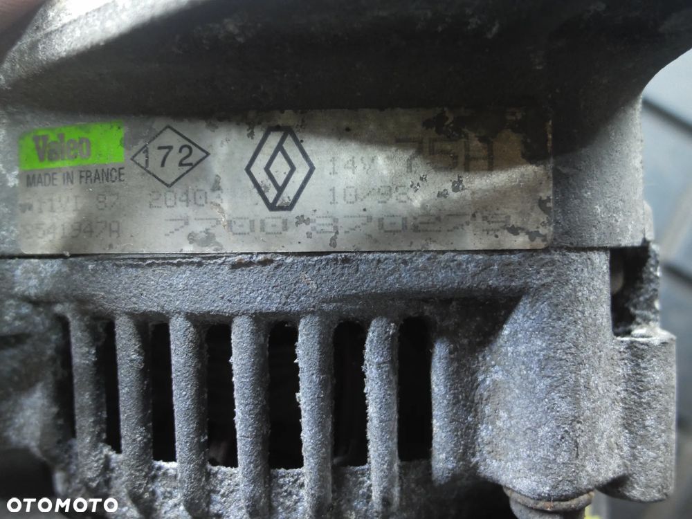 ALTERNATOR RENAULT CLIO II 1.4 7700870279 POSIADAM DWIE SZTUKI - 3