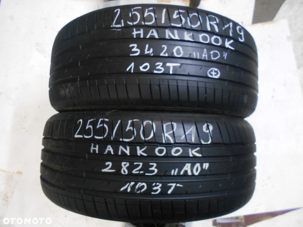OPONY 255/50R19 HANKOOK VENTUS S1 EVO 3 EV AO DOT 2823 / 3420  7.7mm - 1