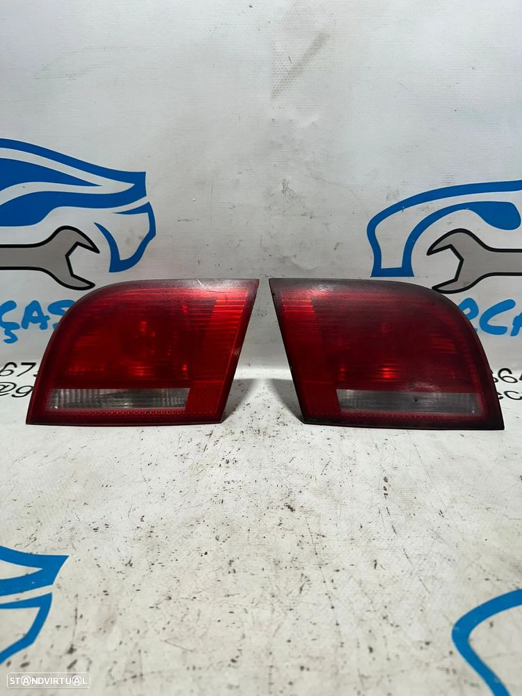 Farolins Tras Traseiro Mala Originais Audi A3 8P 8PA SportBack 5 Portas 8P4945094 8P4945093 2003 - 2013 - 7