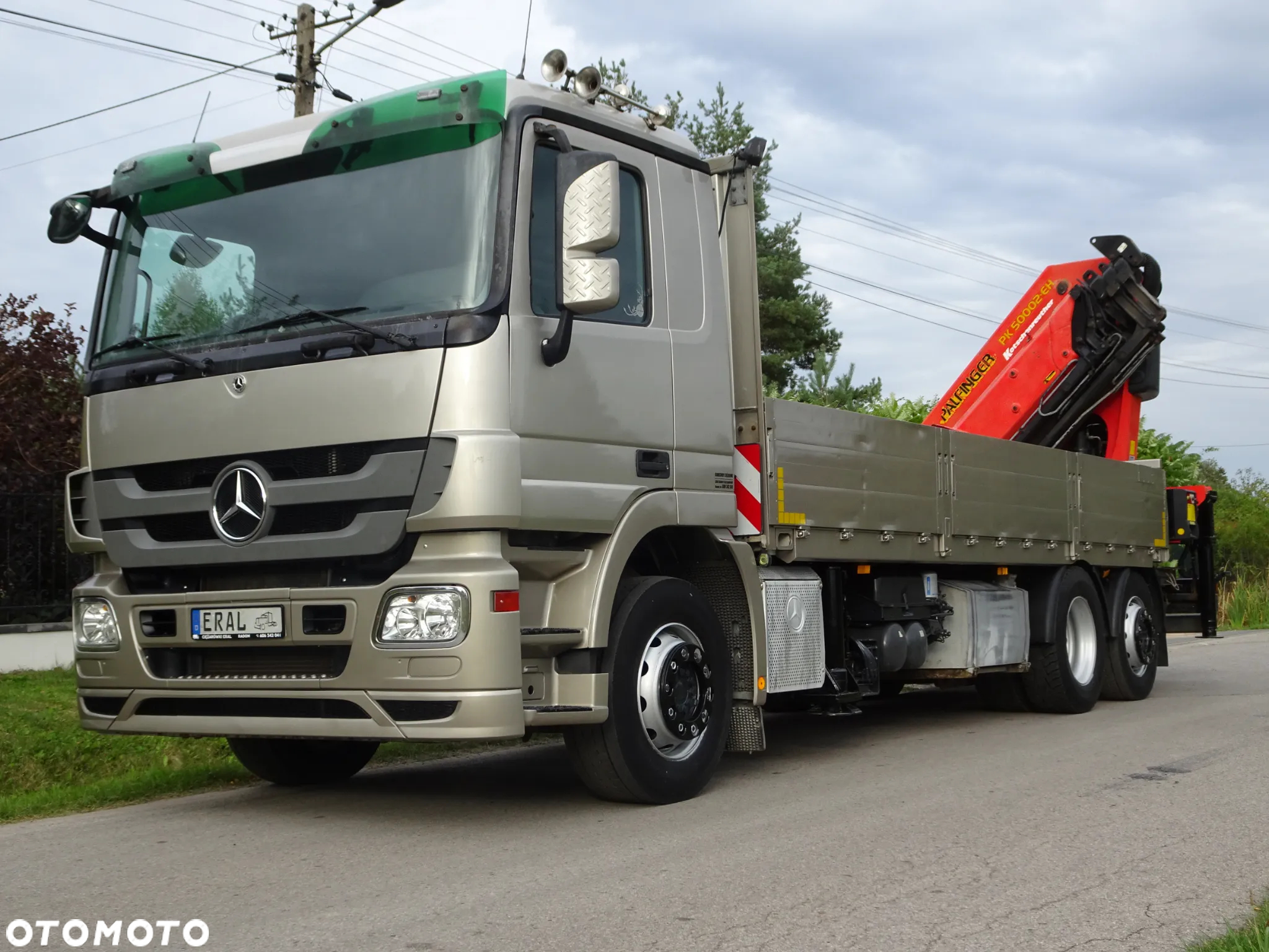 Mercedes-Benz Actros 2644 6x2 Palfinger PK 53002 do kontenerów sprowadzony z Niemiec idealny - 2