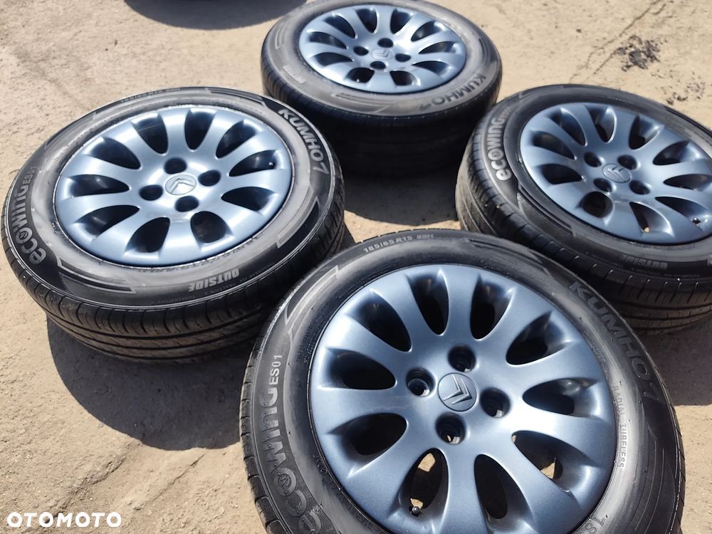 4x108 Felgi Aluminiowe Alufelgi Oryginalne 15 Koła Letnie lato CITROEN BERLINGO C3 III 3 C3 Picasso Pluriel C5 C6 Elysee Xsara Picasso Xantia PEUGEOT 016 207 208 301 306 406 PARTNER 6,5mm Legnica ALU-RAD 185/65 - 24