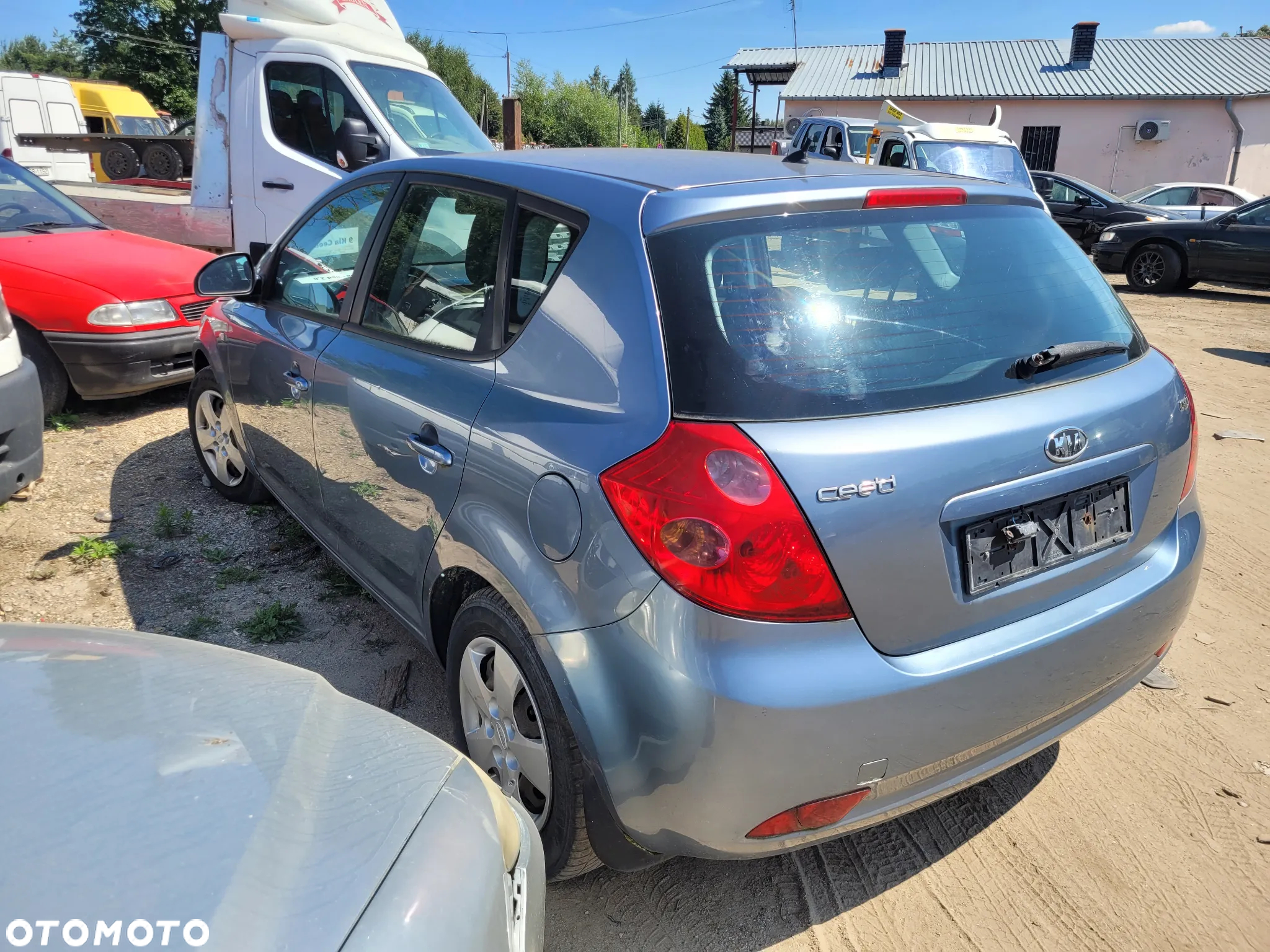 KIA CEED I 3A maska pokrywa silnika klapa bagażnika zderzak lampa reflektor pas przedni stop lampy halogeny - 4