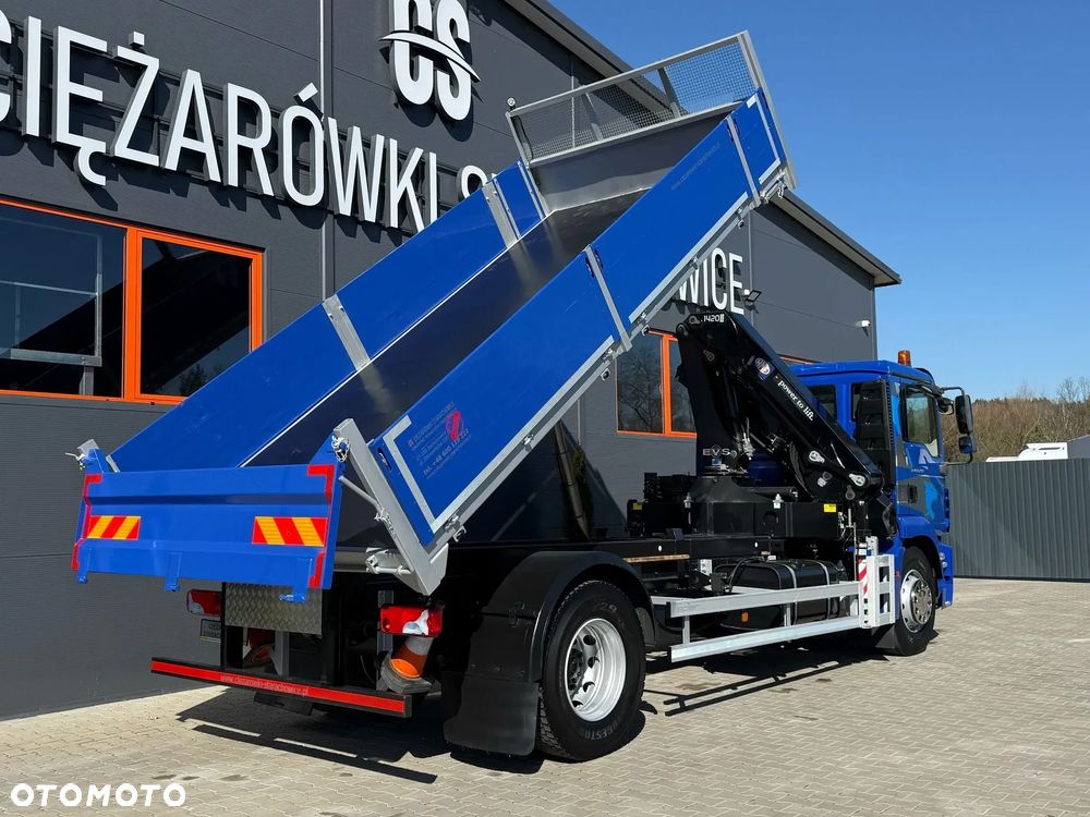 MAN TGM TGL TGS 18.250 // E5 // Klimatyzacja /  wywrotka // skrzynia // HDS HMF z pilotem // 4x2 // budowlanka // kiper wywrot żuraw dzwig kran crane - 24