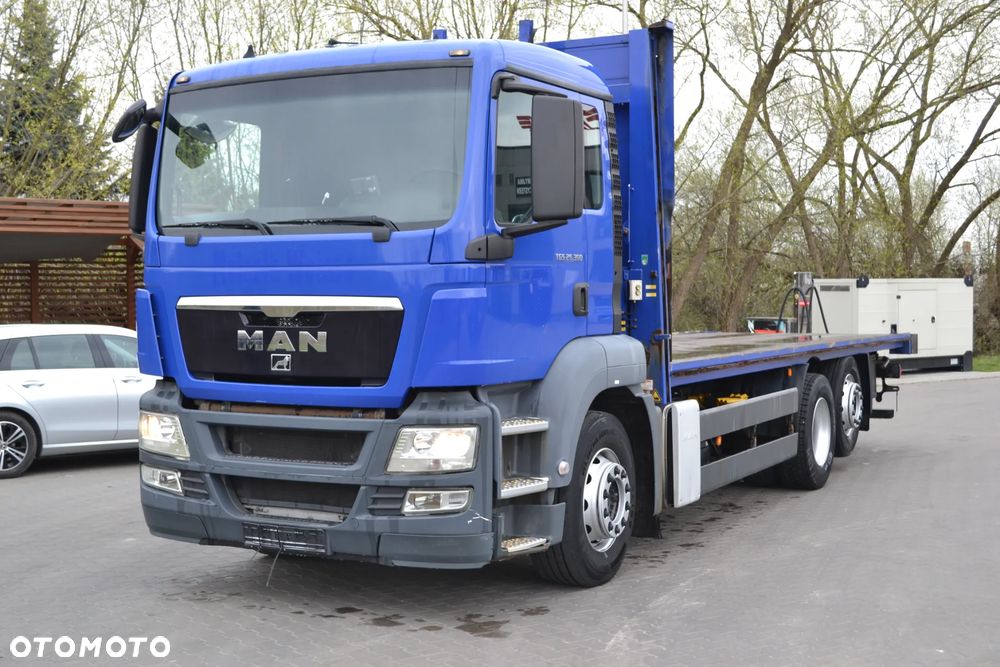 MAN TGS 26.360 TYLKO 412 TYS km MANUALNA SKRZYNIA BIEGÓW PLATFORMA dł. 7.4 m - 1