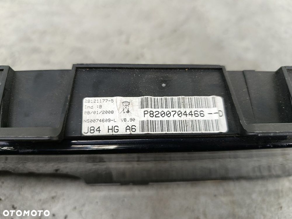 LICZNIK RENAULT SCENIC II P8200704466D  21670485-9B  21670483-8 2.0 - 7