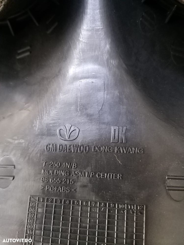 Grila ventilatie bord chevrolet aveo t250 96655215 - 2