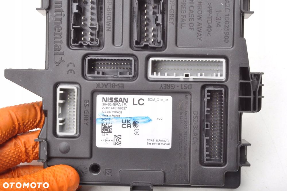 NISSAN JUKE II F16 1.0 MODUŁ STEROWNIK BCM 284B26PA1B - 4