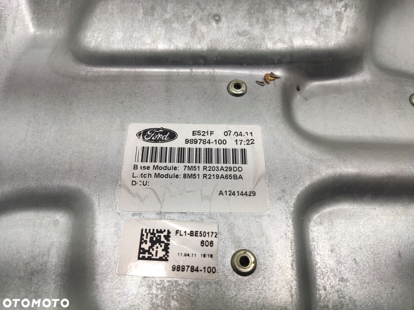 PODNOŚNIK MECHANIZM SZYBY LEWY PRZÓD FORD KUGA MK1 2008-13 7M51-R203A29-DD - 4