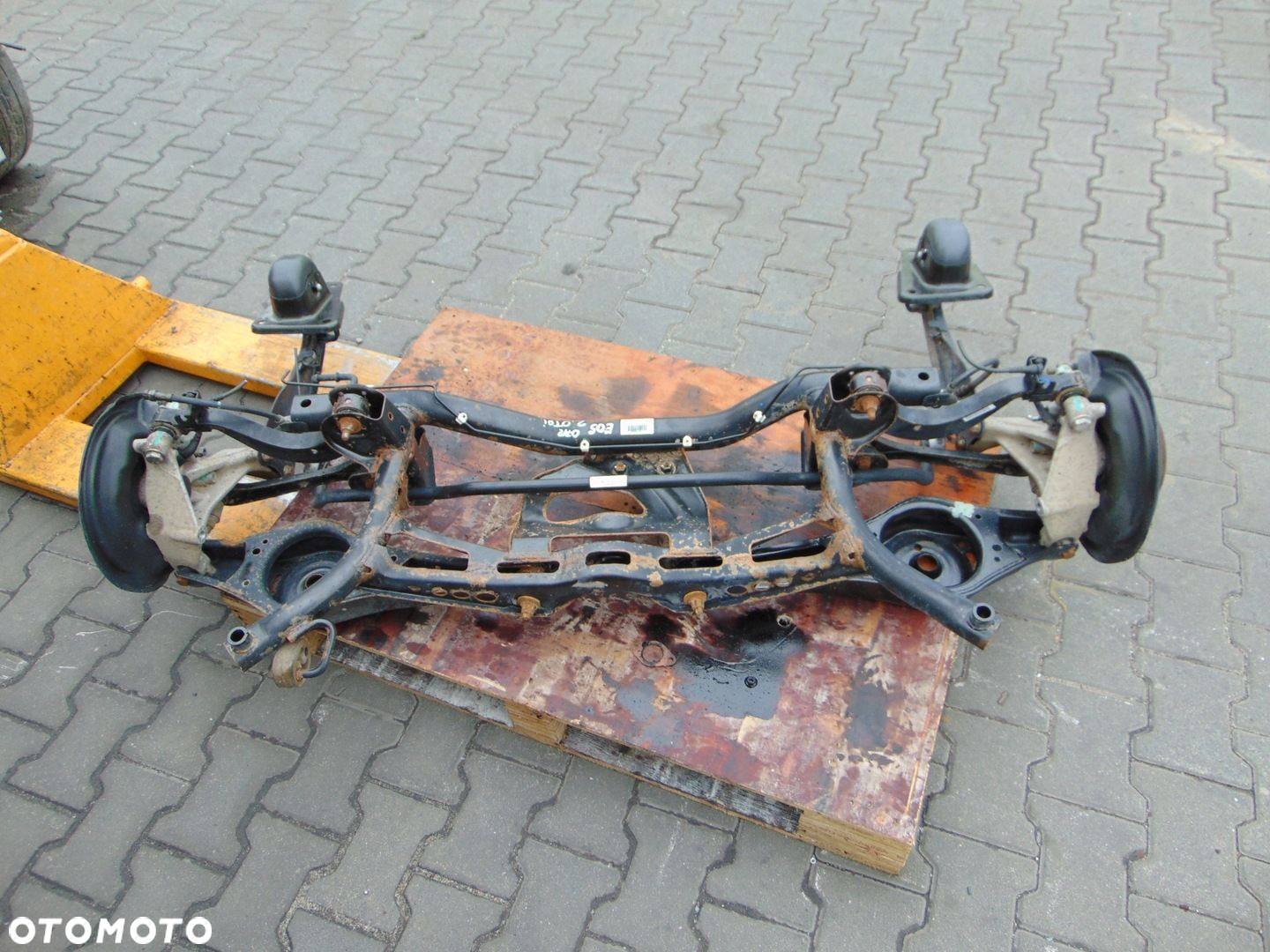 VW EOS 1F SANKI WÓZEK KOŁYSKA WAHACZ ZWROTNICE TYŁ - 6