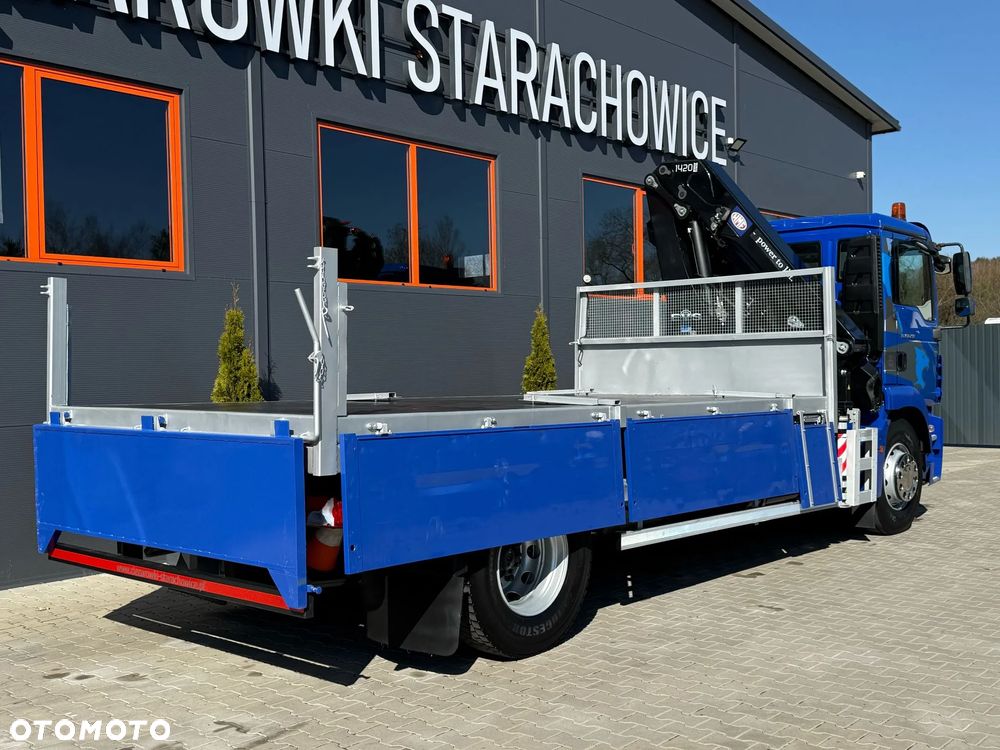 MAN TGM TGL TGS 18.250 // wywrotka // skrzynia // HDS HMF z pilotem // 4x2 // budowlanka // kiper wywrot żuraw dzwig kran crane - 29