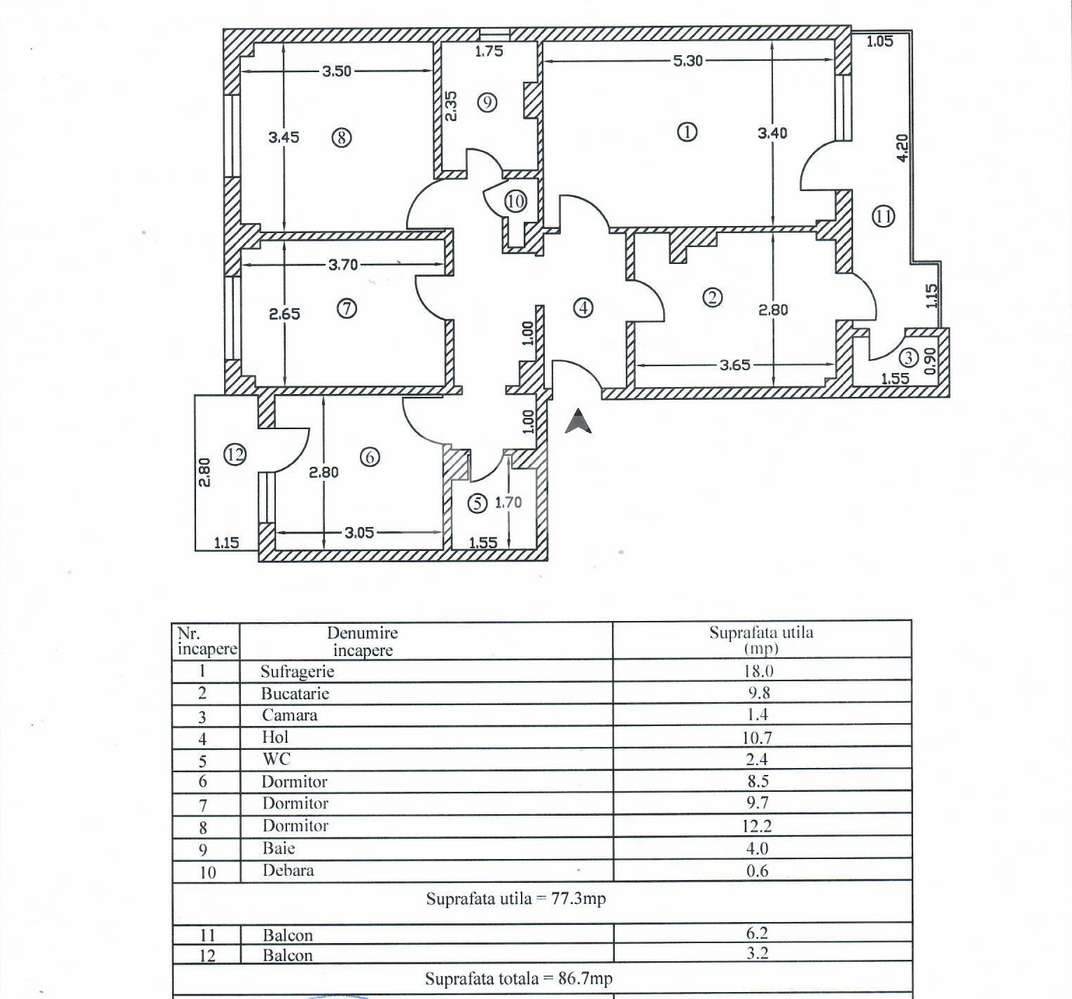 Apartament spatios 4 camere | Prundu | Confort, liniste si acces rapid — fotografia 1