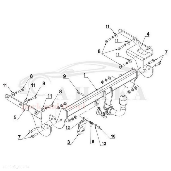 Hak Holowniczy Automat Do Toyota Yaris Hatchback 2011-2014 - 3
