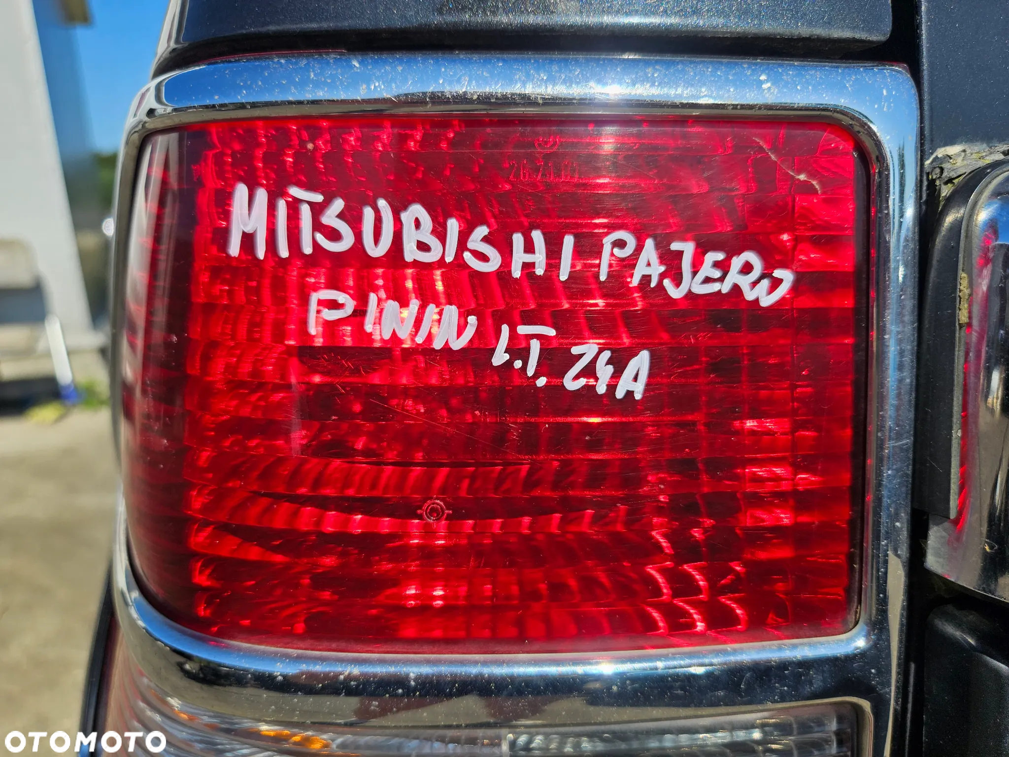 MITSUBISHI PAJERO PININ I LAMPA LEWY TYŁ LEWA TYLNA - 4