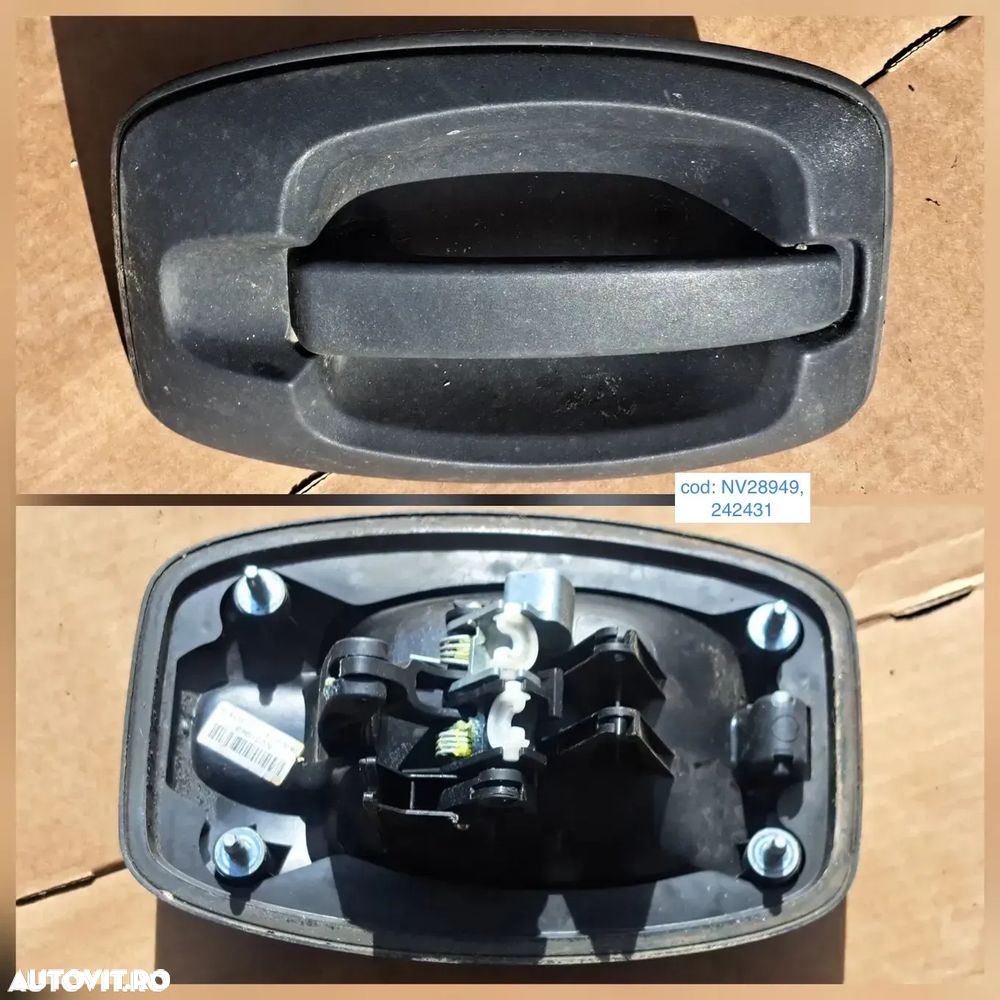 Sistem inchidere usa culisanta fiat ducato peugeot boxer citroen jumper ( pentru masini cu volan pe stanga ) maner opritor cabluri - 3