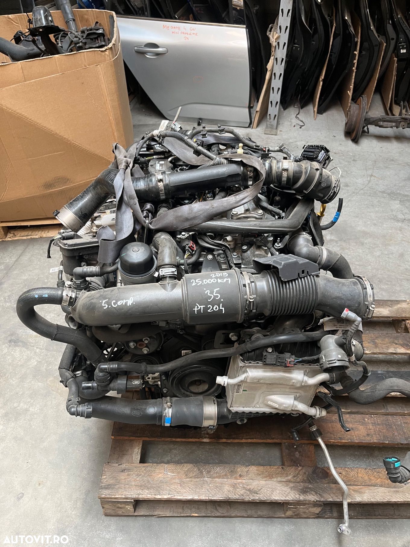 Motor PT204 Jaguar F-Pace 2.0 Benzina 2018 - 1