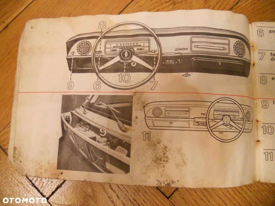 RENAULT 11, 1132, MAJOR 1969 r. INSTRUKCJA Instrukcja Obsługi - 2