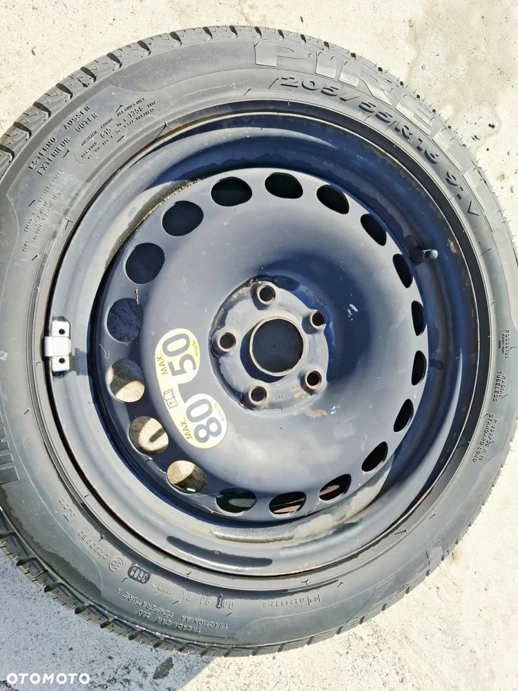 Koło Koła Dojazdowe Zjazdowe Zapasowe 5X112 205/55R16 Audi VW Seat Skoda - 2