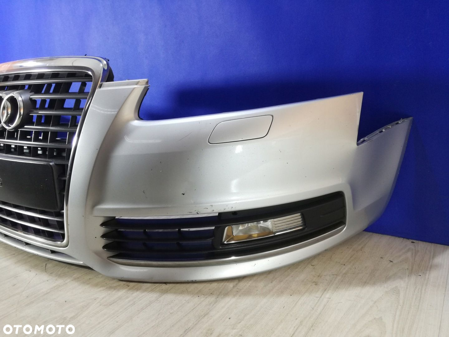Audi A6 C6 Lift zderzak grill przód przedni 08/11 spryski LX7W - 3