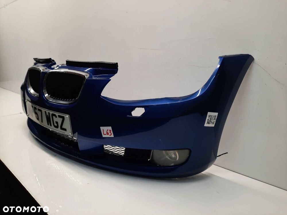 } ZDERZAK PRZÓD PRZEDNI BMW SERIA 3 E92 E93 COUPE CABRIO TOPAS BLAU NIEBIESKI SPRYSKIWACZE LAMP XENON HALOGENY - 3