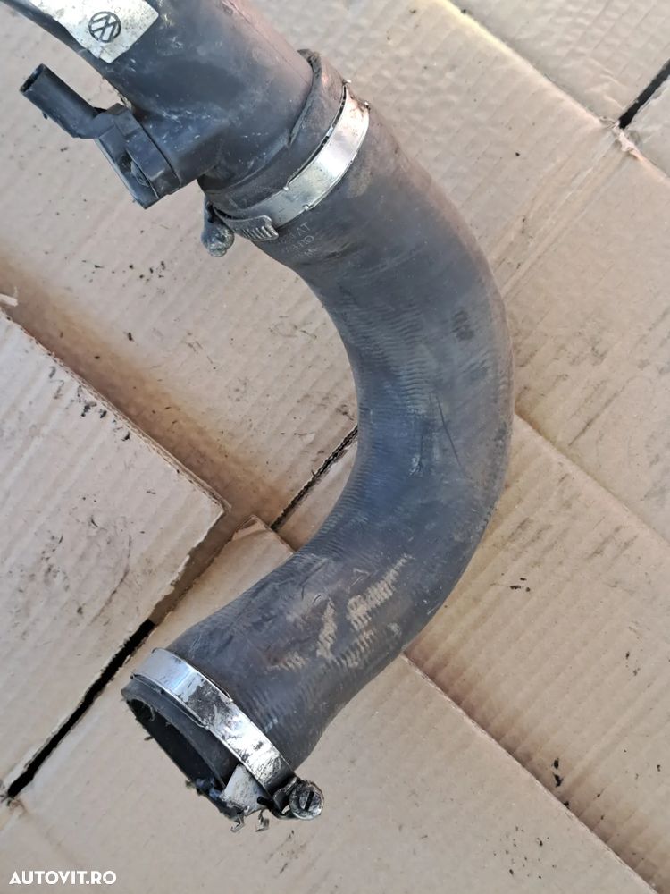 Furtun intercooler Furtun turbo Senzor presiune Originale VW Golf 6 Passat B6 B7 CC Caddy Skoda Octavia 2 1.6tdi motor CAY - 4