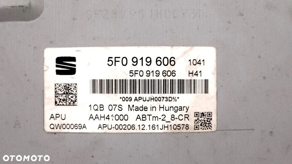 SEAT LEON III WYŚWIETLACZ EKRAN NAWIGACJI 5F0919606 LIFT - 10