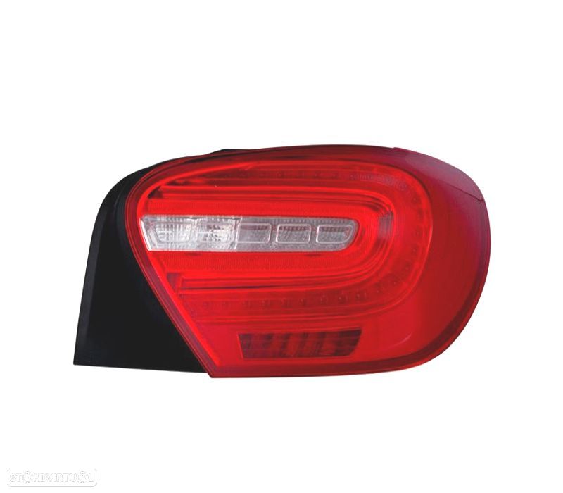 FAROLIN DIR PARA MERCEDES CLASSE A W176 12-15 BRANCO LED VERMELHO - 1