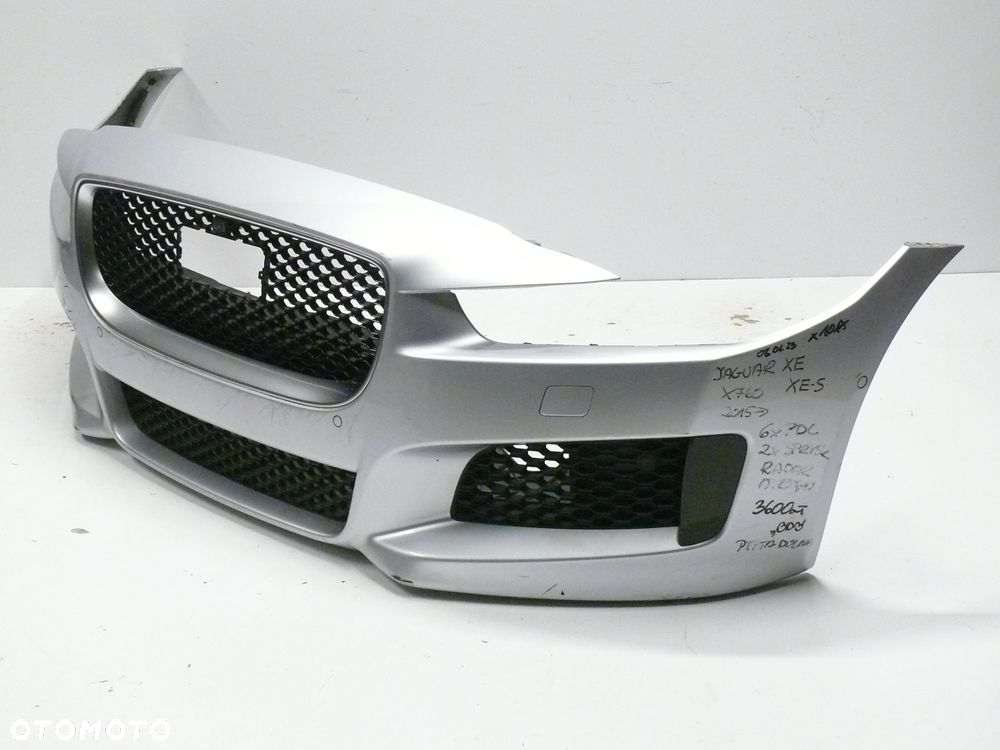 ZDERZAK PRZEDNI JAGUAR XE XES X760 PDC RADAR KAMERA XENON GRILL - 3