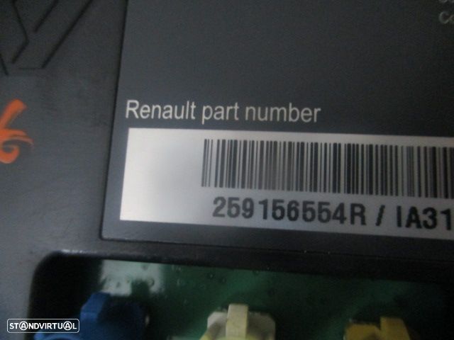 Display Relogio 259156554R RENAULT MEGANE 3 PHASE 1  2010 1.5DCI 110CV 5P PRETO RENAULT MEGANE 3 2014 1.5DCI 105CV 5P CINZA - 3