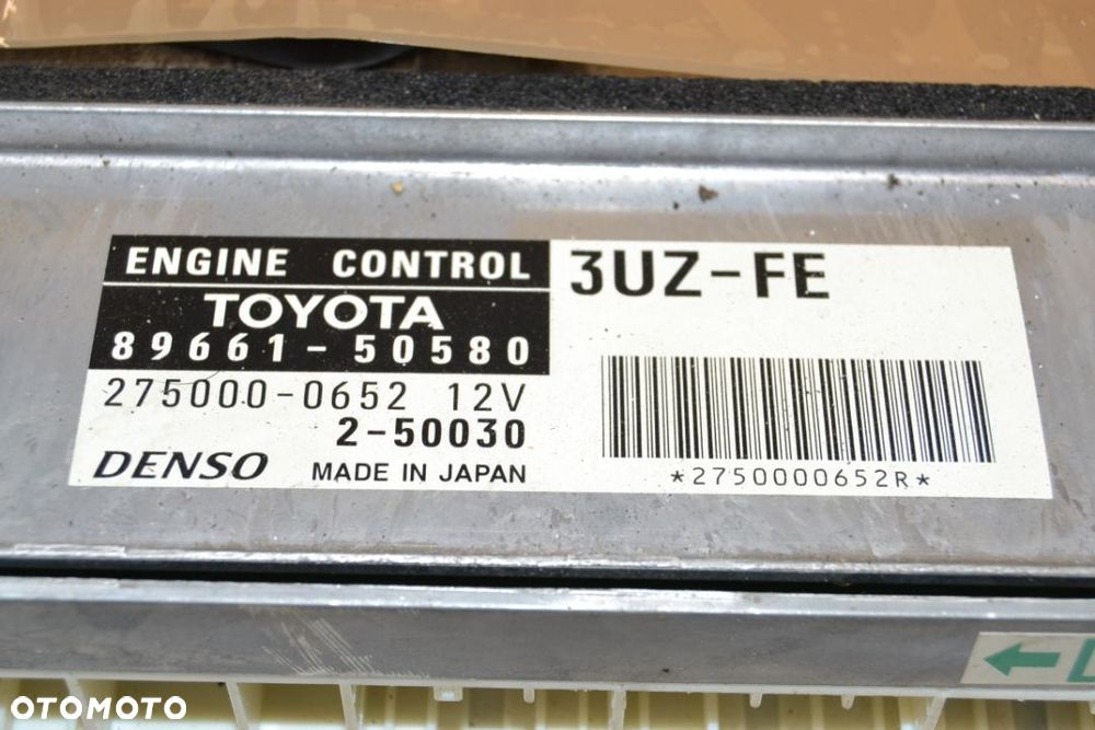 Komputer sterownik silnika Lexus LS 430  3UZ-FE  89661-50580 - 4