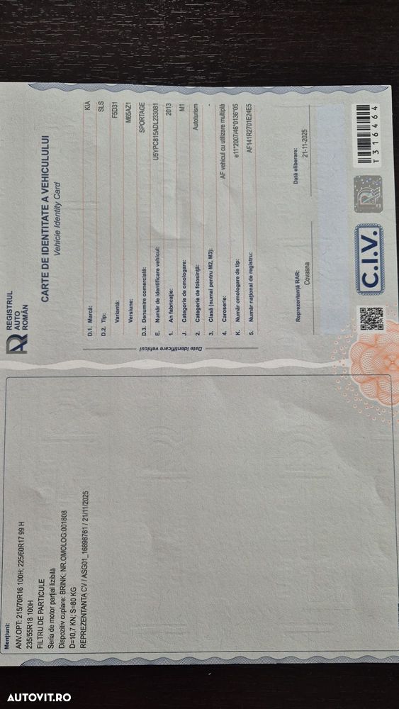 Kia Sportage 1.7 CRDI 2WD Vision - 24