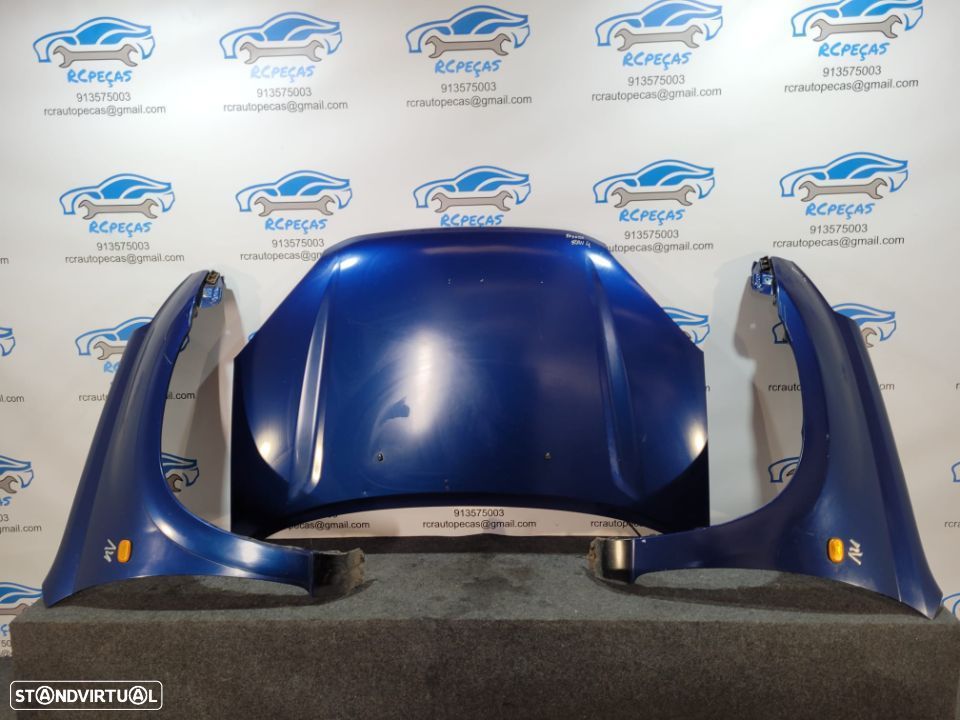 FRENTE COMPLETA TOYOTA RAV 4 II 2 MK2 CAPOT PARACHOQUES GUARDALAMAS OTICAS RADIADOR REFORÇO - 7