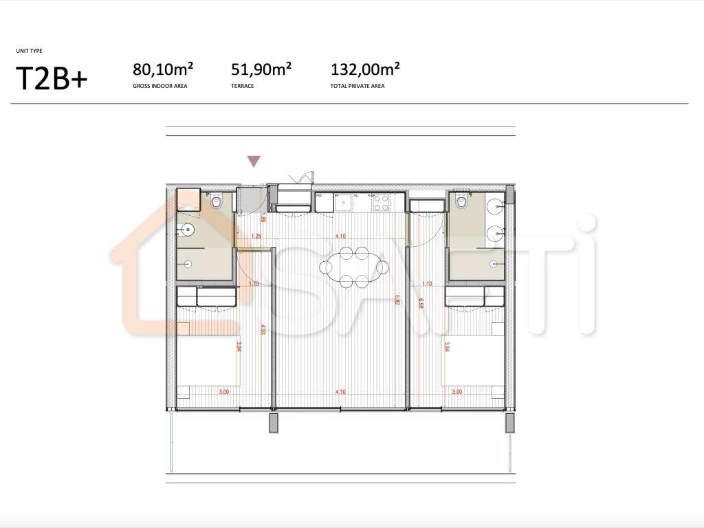 Excecional apartamento T2 em construção em Carvoeiro - Grande imagem: 5/8
