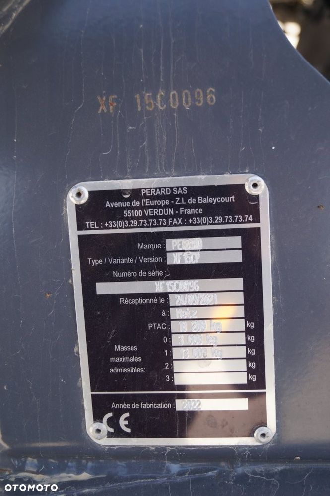 PERARD Przyczepa Wóz Przeładowczy X-Flow 15m3 - 12